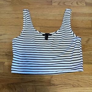 Forever 21 Stripped Crop Top